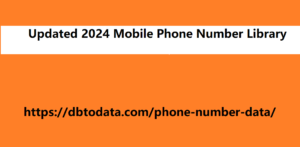  Phone number data 