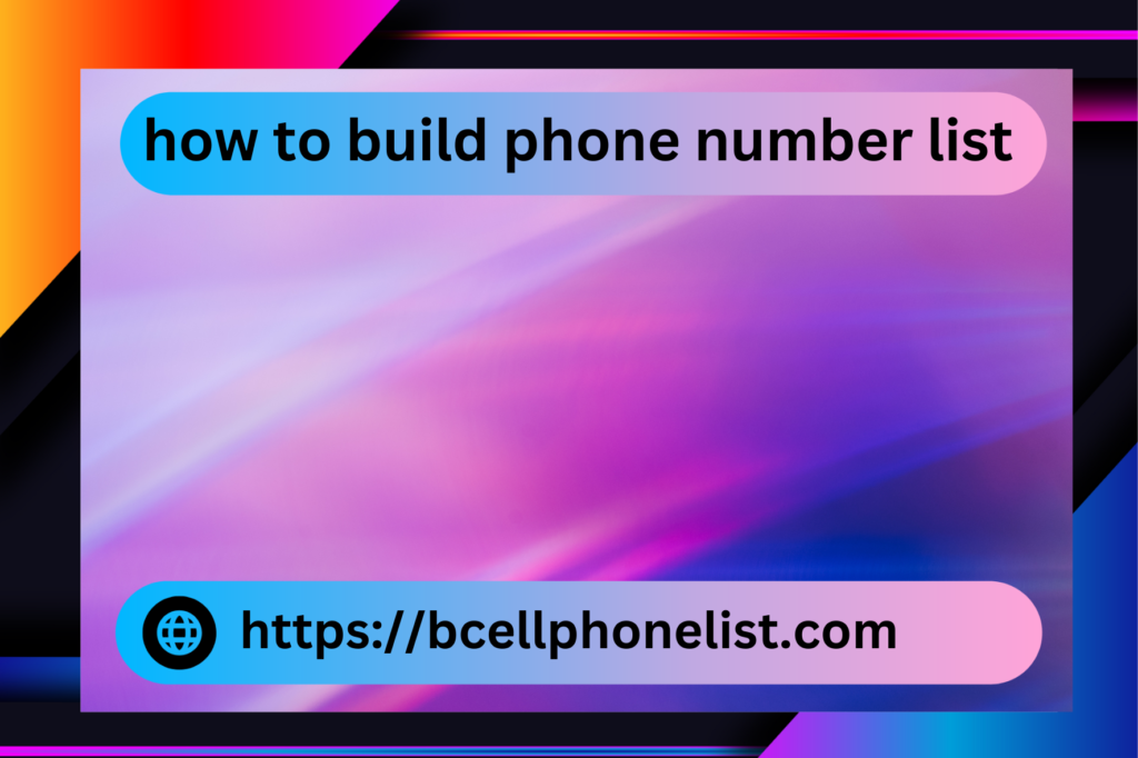 phone number list