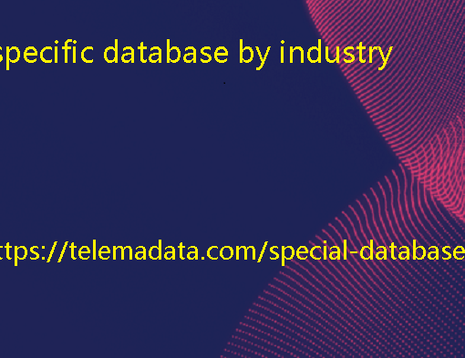 specific database by industry