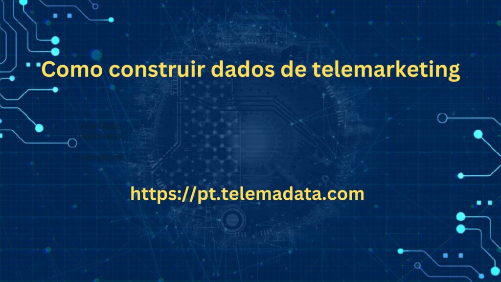 Como construir dados de telemarketing