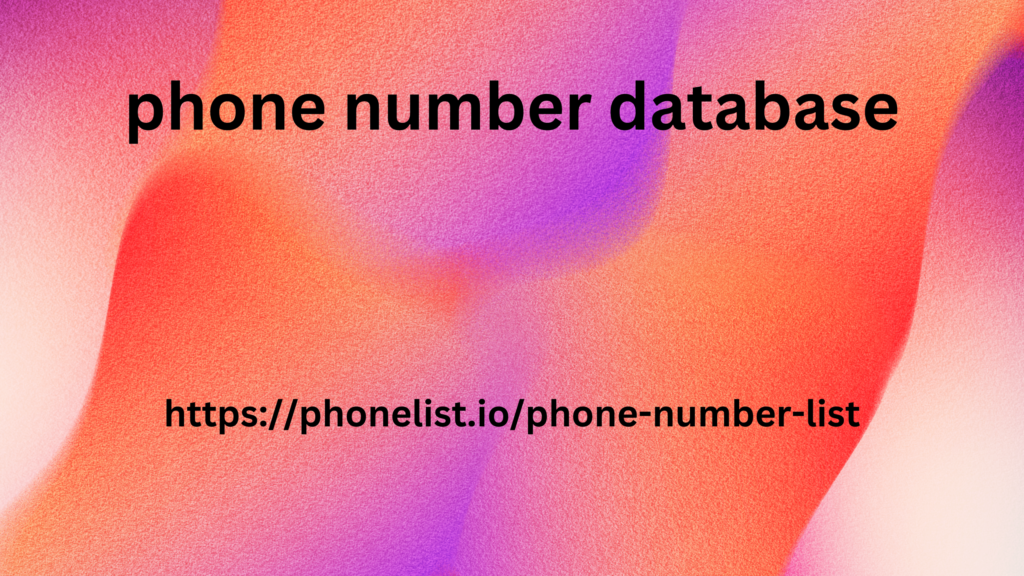 phone number database (1)