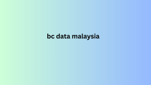  bc data malaysia 