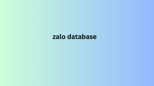 zalo database