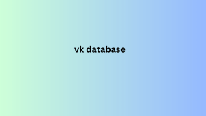  vk database 