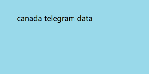 canada telegram data 