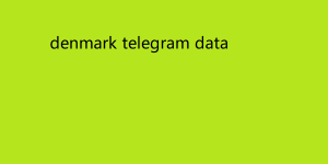 denmark telegram data 