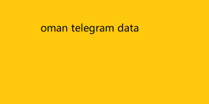 oman telegram data 