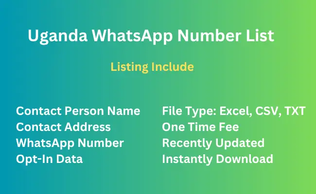 Uganda whatsapp number list
